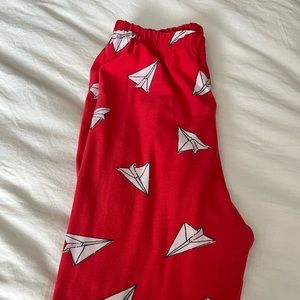 Paper airplane Lularoe leggings